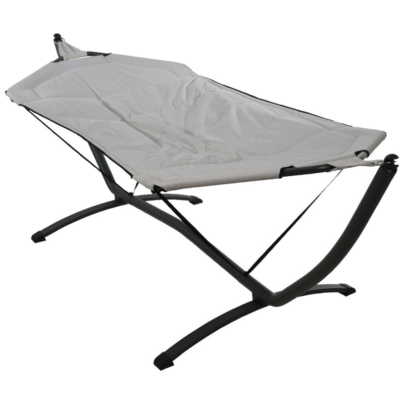 Hammock With Metal Stand - Gray