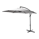 Umbrella Banana Dia 300Cm Light - Gray