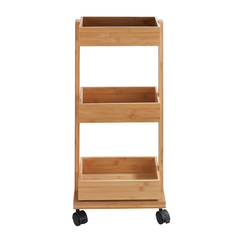Winko 3Tier Rolling Shelf Tortona - Brown