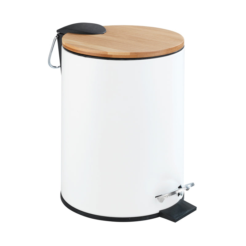 Wenko 3Layer Pedal Bin Tortona -White