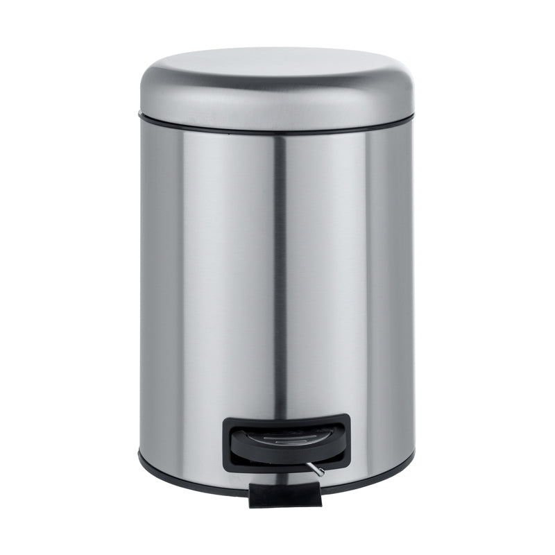 Winko Pedal Bin Mod. Leman, S/S Matt 5Ltr - Silver