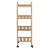 Winko 4 Tier Roller Rack Norway, Slim - Brown