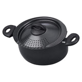 Pasta Pot with Strainer Lid - Black