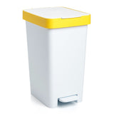 Pedal Bin - White & Yellow