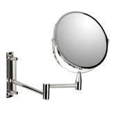 Magnifying Mirror With Bracket 17Cm - Silver