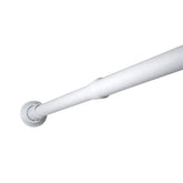 Straight shower rod - White