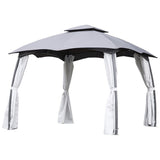 Koopman Gazebo 3X3Mtr With Side Walls - Grey2