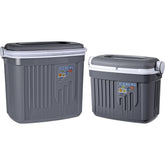 Set of 2 Cooler Boxes , Grey Color