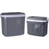 Set of 2 Cooler Boxes , Grey Color