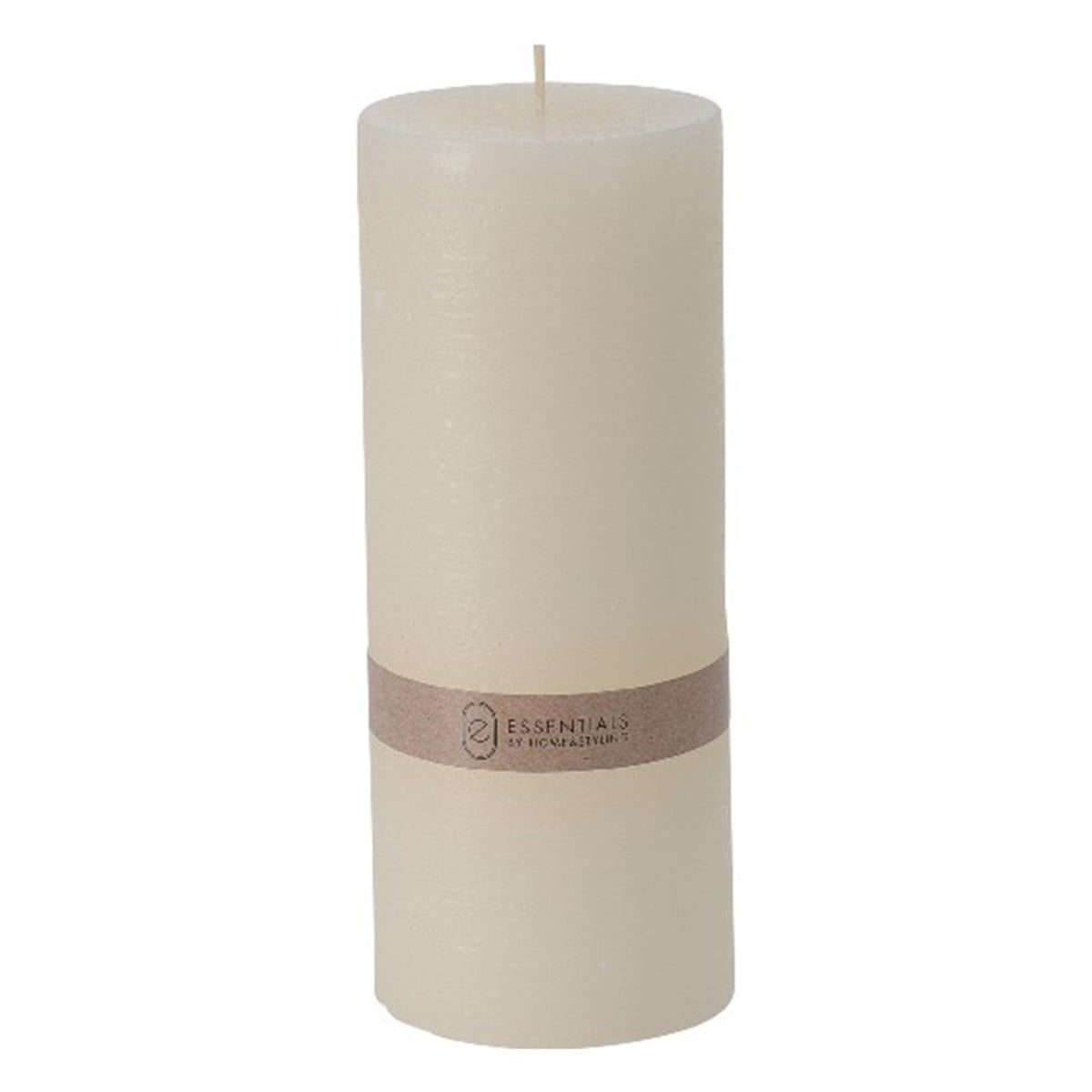 Candle pillar 7x17 cm off-white