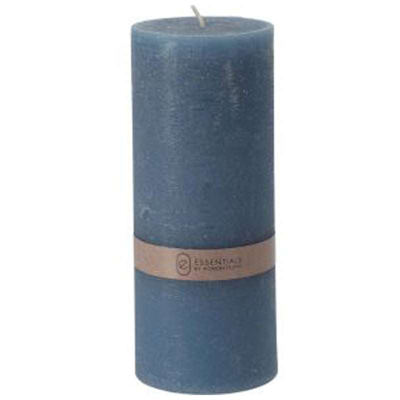 Candle Pillar 7X14Cm - Blue