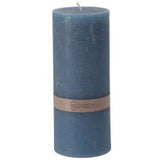 Candle Pillar 7X14Cm - Blue