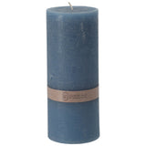 Home & Styling Candle Pillar 7X17Cm -Blue
