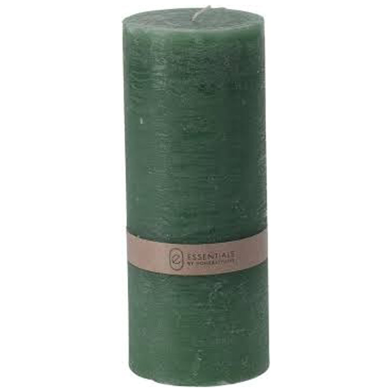 Candle Pillar 7X17Cm - Dark Green