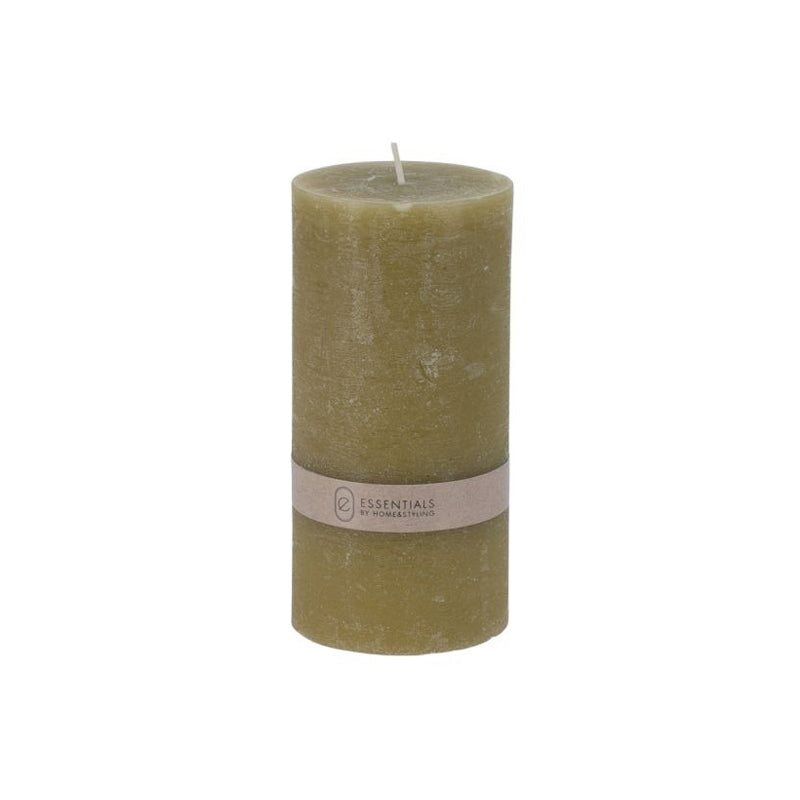 Home & Styling Candle Pillar 7X17Cm Olive