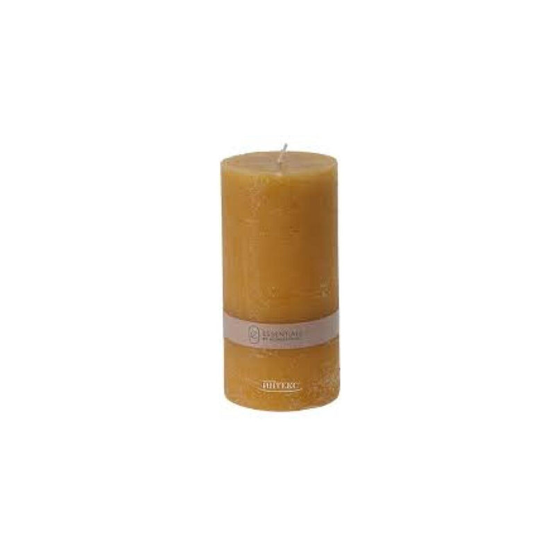 Home & Styling Candle Pillar 7X17Cm -Ochre Yellow