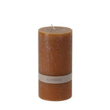 Home & Styling Candle 7X14Cm Light Tabac- Brown