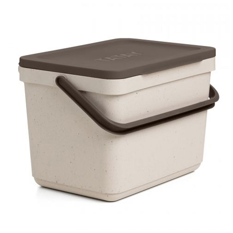 Ecohome Organic Bin 6Ltr Smart Without Bracket - Beige