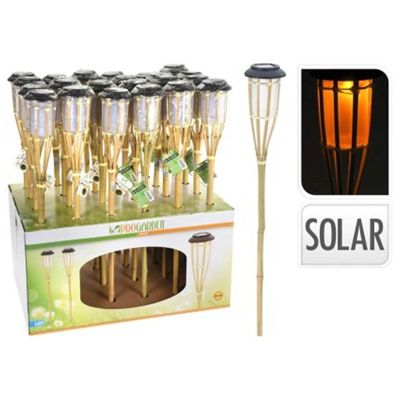 Koopman Solar Lamp Natural-Brown