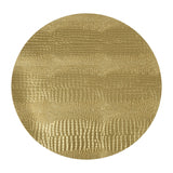 Gold round table mat