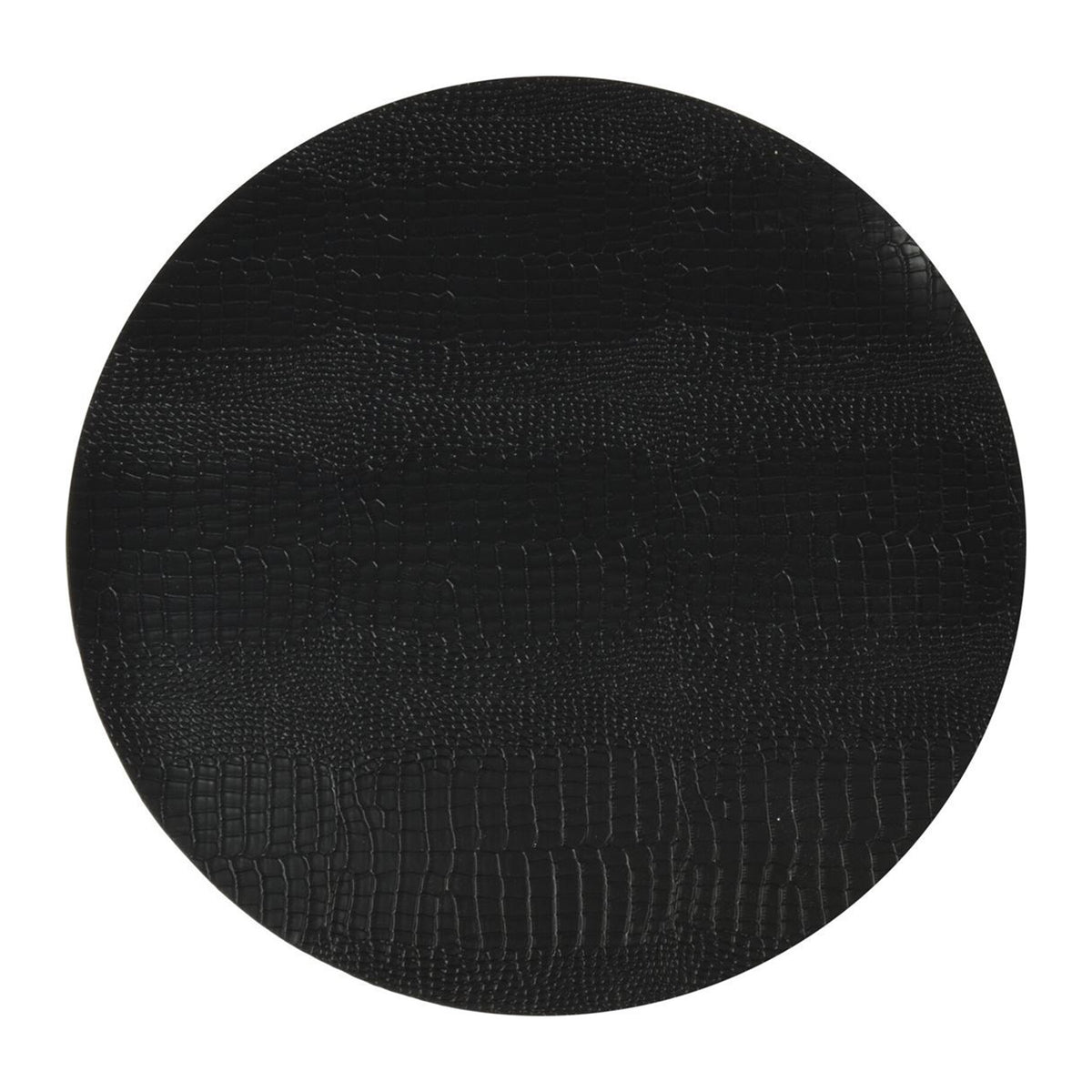 Round placemat - black