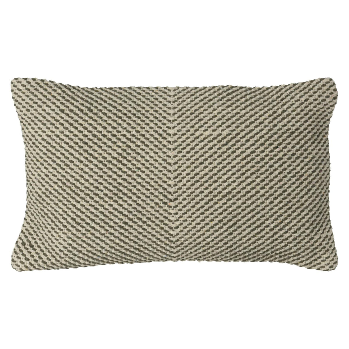 Decorative pillow - Green/Natural