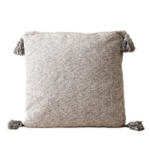 Decorative cushion - mottled light gray