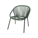 Metal Stack Chair - Dark Green