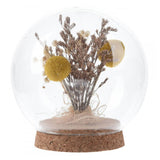 Flower in glass ball