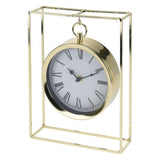 Framed table clock