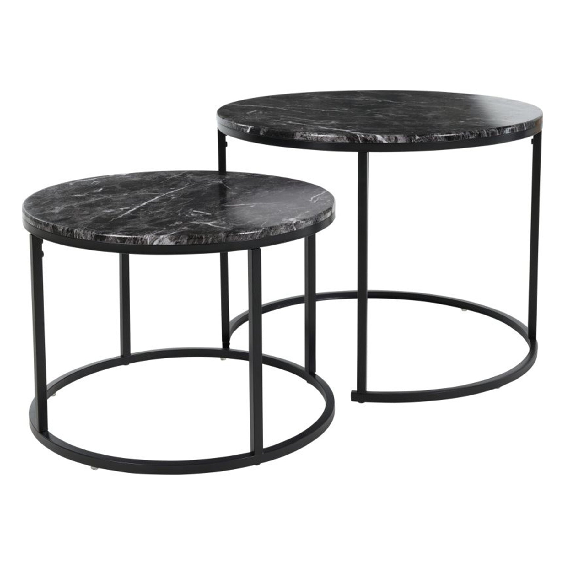 Side table metal 2 pieces