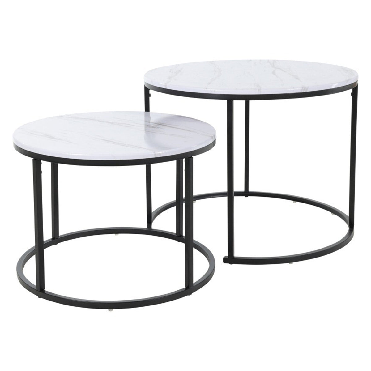Side table metal 2 pieces