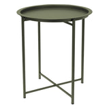 Round table - Matte green