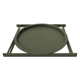 Round table - Matte green