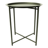 Round table - Matte green