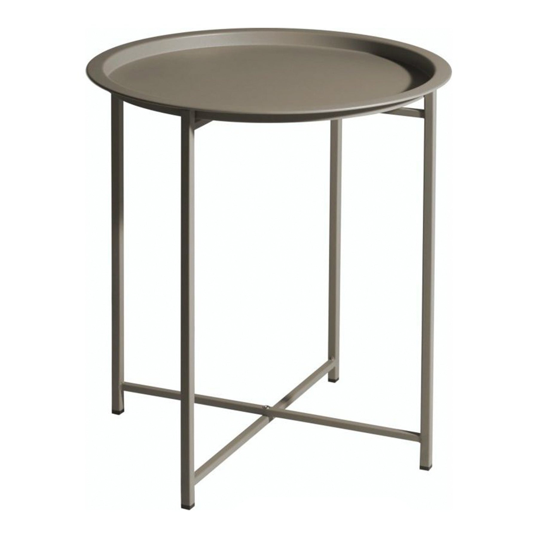 Round table - Matte taupe