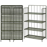 Plant Rack 3 Tier H118Cm -Black