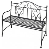 Koopman Bistro Garden Bench Metal - Black