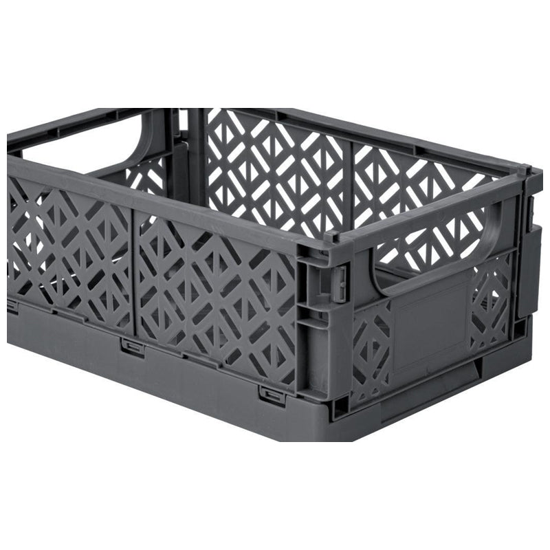 Crate Foldable 10X15X6Cm - Black