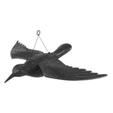 Fake Crow Scarecrow For Garden And Balcony 400X575Mm -Black