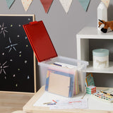 Storage box - Blue/red