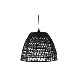 Hanging Lamp Seagrass - Black