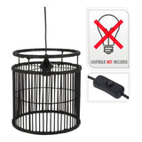 Hanging Lamp 28X28X30Cm - Black