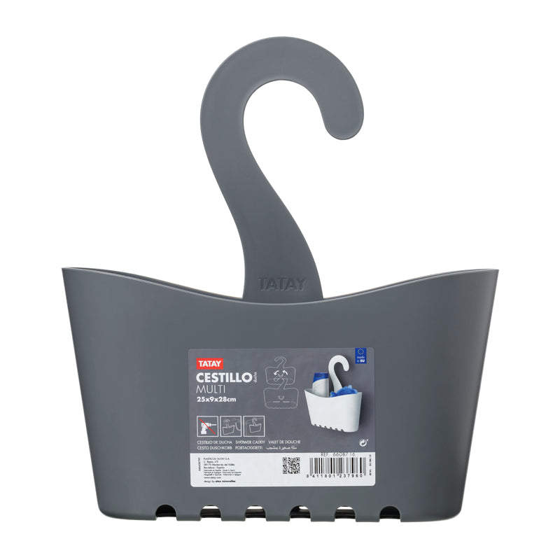 Taty Shower Candy Std Multi Shower Caddy-Grey