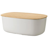 Bread Bin Pp 35X19Xh12Cm With -Grey