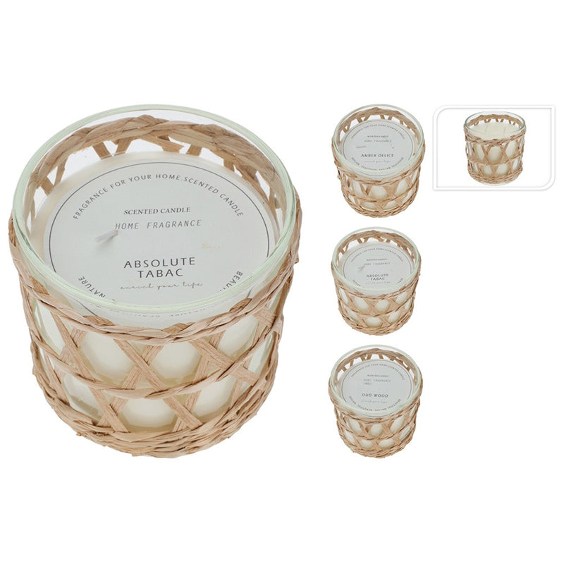 Scented Candle In Glass - Beige