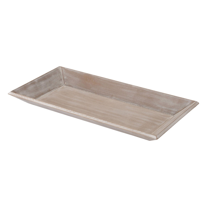 Wooden Tray 40X20Cm -Grey