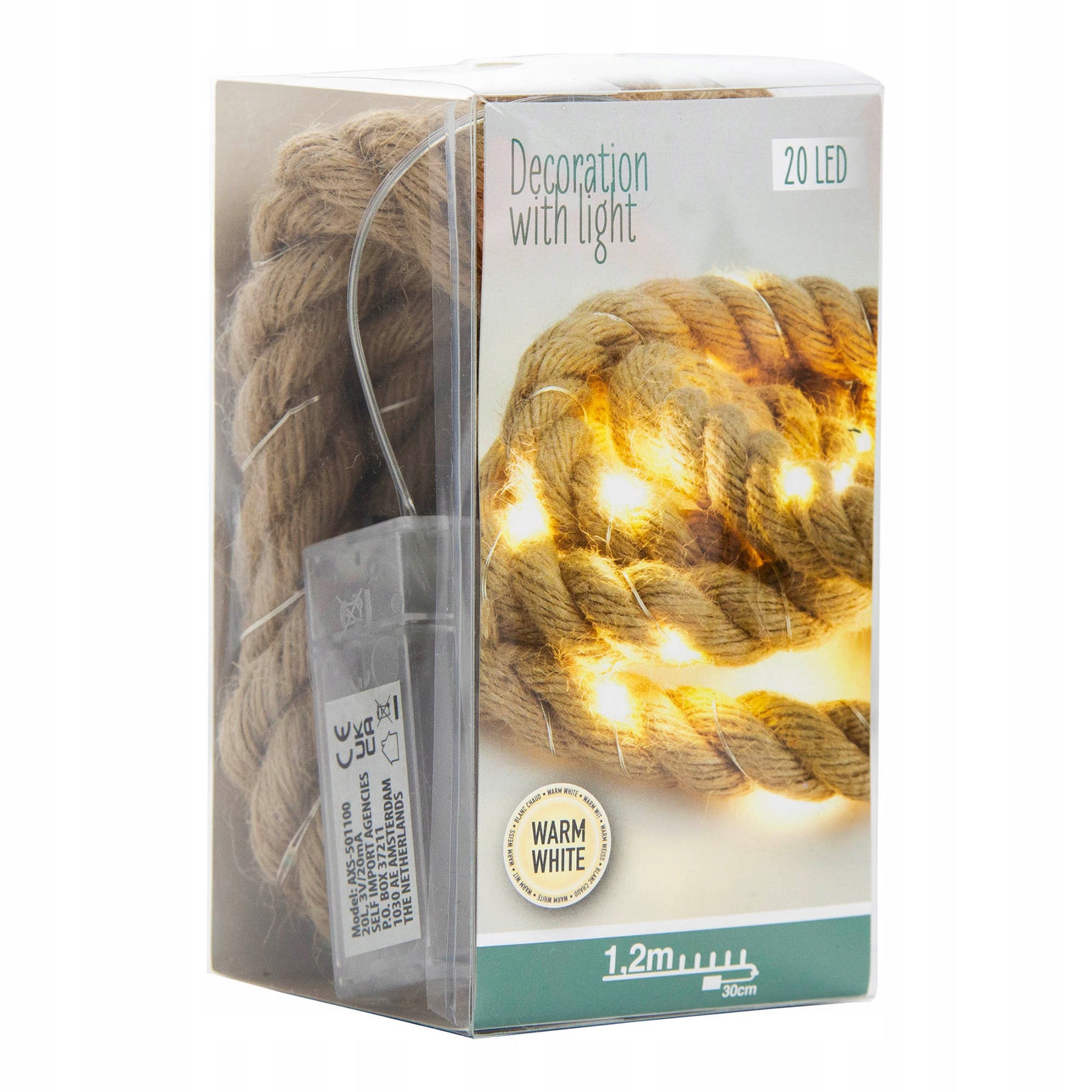 Decorative rope 120 cm - Warm white LED