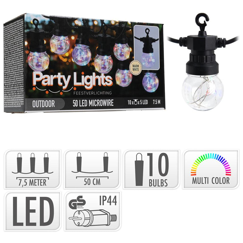 Party Lights 50Led-Multicolor