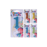 Birthday Number Candles 0 To 9 - Multicolor